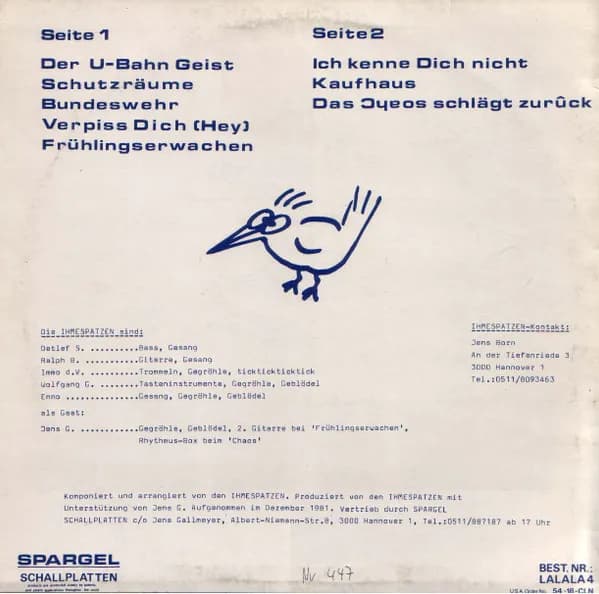 Die Ihmespatzen — Haste Musi, Haste Töne