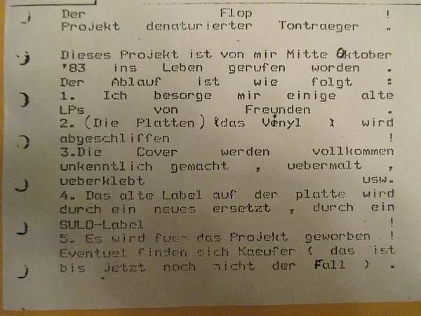 Hapunkt Fix — Der Flop - Projekt Denaturierter Tontraeger