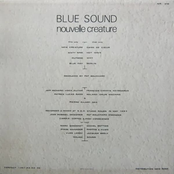 Blue Sound — Nouvelle Creature