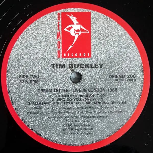 Tim Buckley — Dream Letter (Live In London 1968)