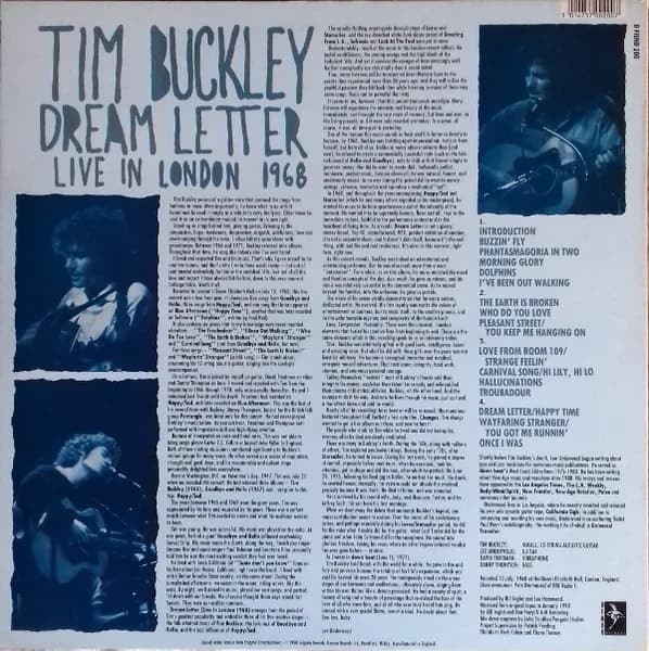 Tim Buckley — Dream Letter (Live In London 1968)