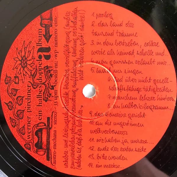 Werner Pirchner — Ein Halbes Doppelalbum