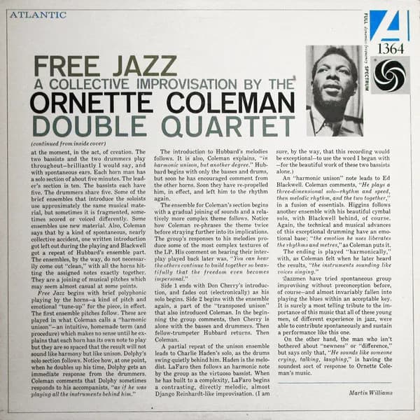 The Ornette Coleman Double Quartet — Free Jazz