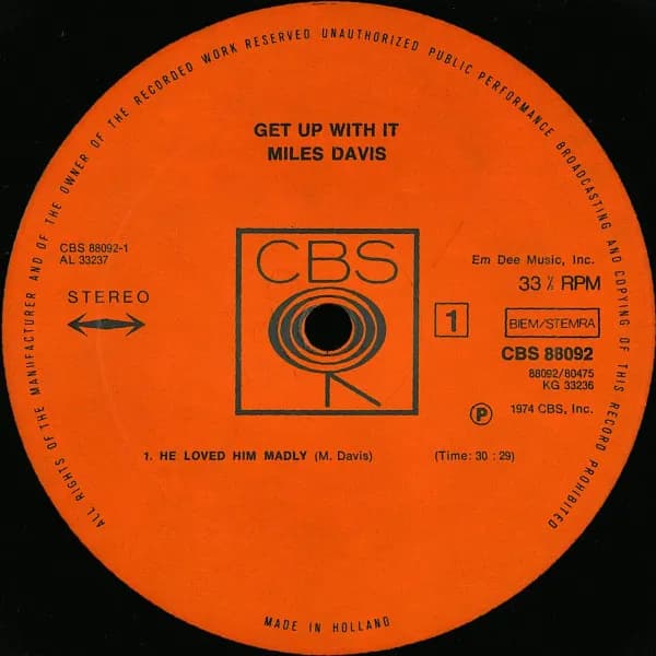 Miles Davis — Get Up With It