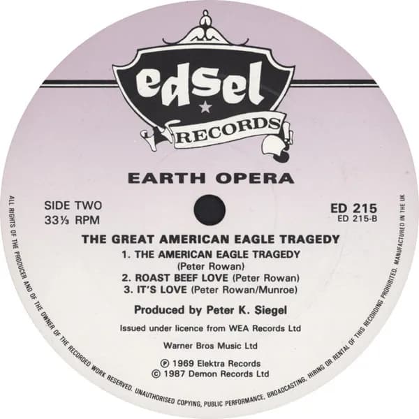 Earth Opera — The Great American Eagle Tragedy