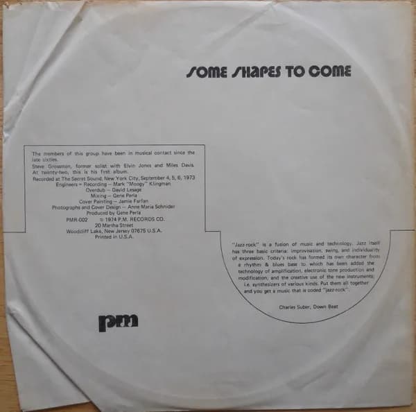 Steve Grossman — Some Shapes To Come