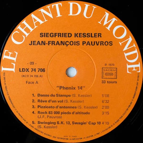 Siegfried Kessler / Jean-François Pauvros — Phenix 14
