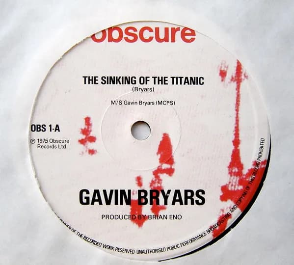 Gavin Bryars — The Sinking Of The Titanic