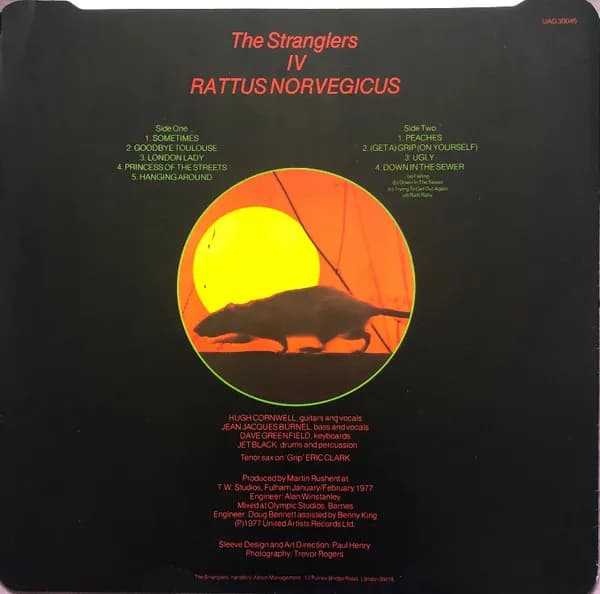 The Stranglers — Stranglers IV (Rattus Norvegicus)