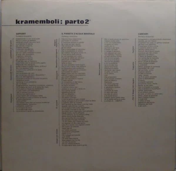 Jek Dicoppe & Fondazione Kilroy — Kramemboli