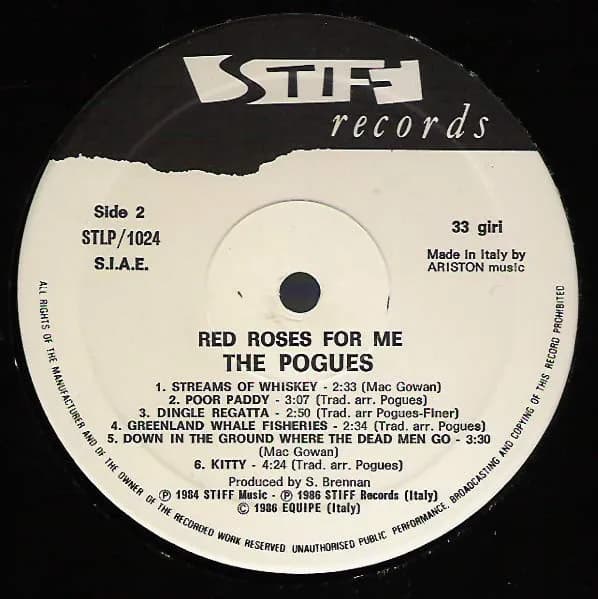 The Pogues — Red Roses For Me