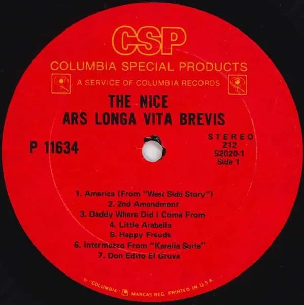 The Nice — Ars Longa Vita Brevis