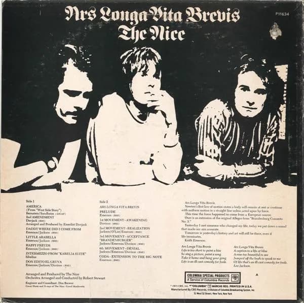 The Nice — Ars Longa Vita Brevis