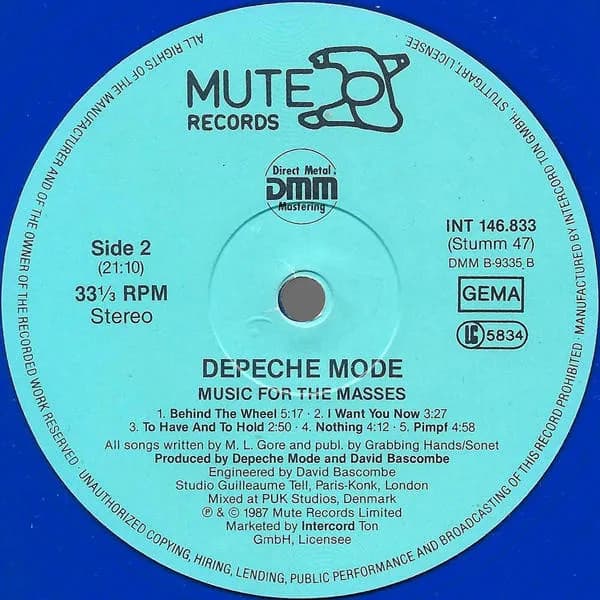 Depeche Mode — Music For The Masses