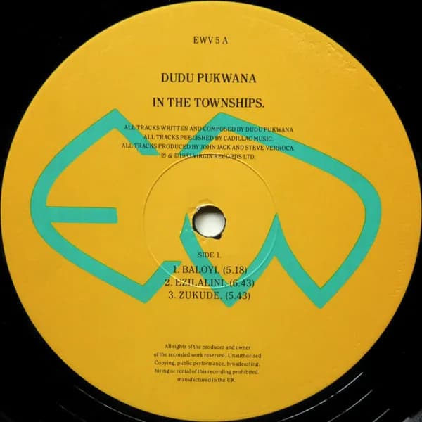 Dudu Pukwana — In The Townships