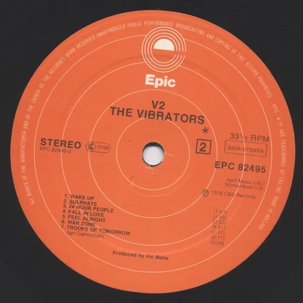 The Vibrators — V2