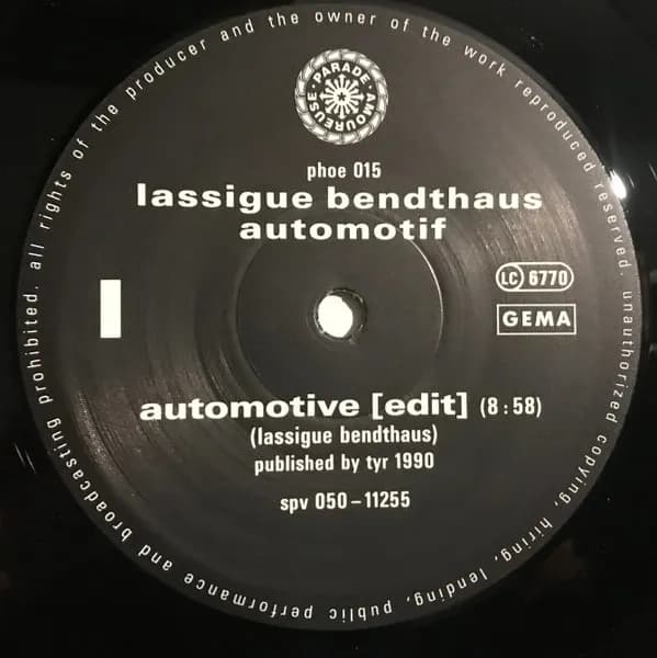 Lassigue Bendthaus — Automotif