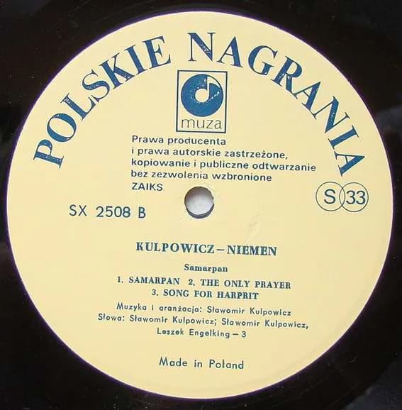 Sławomir Kulpowicz Featuring Czesław Niemen — Samarpan