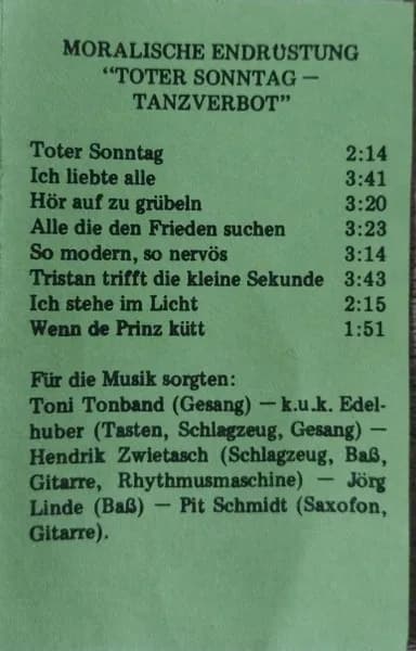 Moralische Endrüstung, Jalta & Die Teilung Europas — Toter Sonntag - Tanzverbot / Nichts passiert