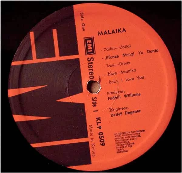 Fadhili William And The Malaika Boys — Malaika
