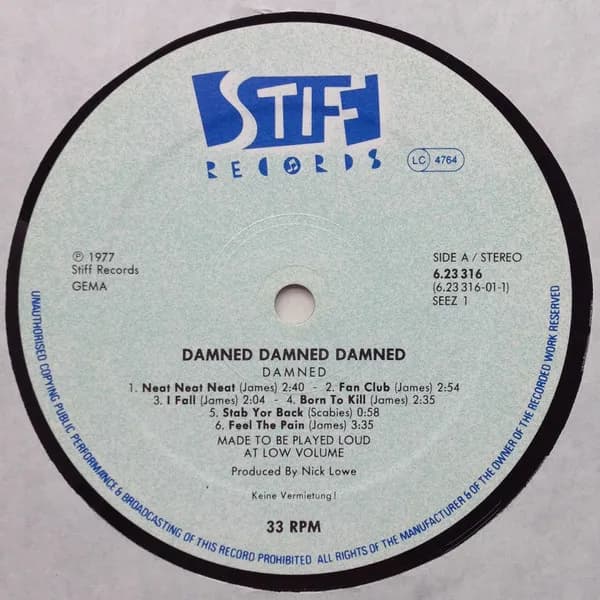 The Damned — Damned Damned Damned