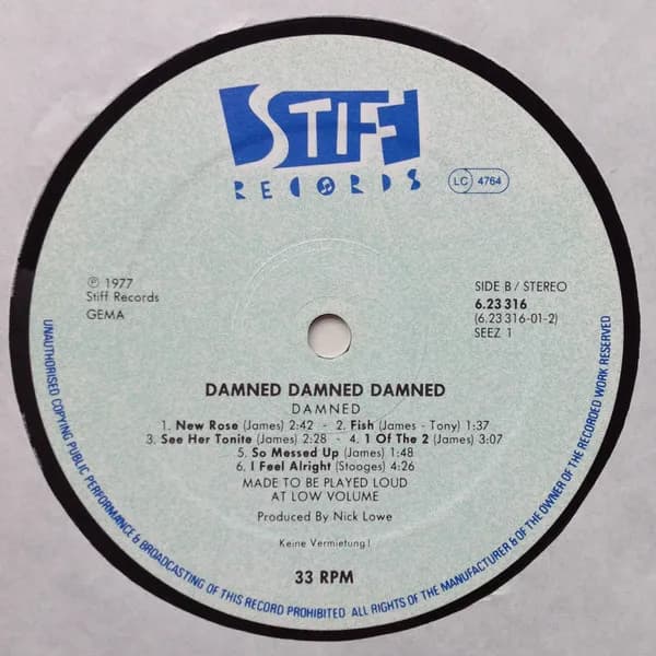 The Damned — Damned Damned Damned