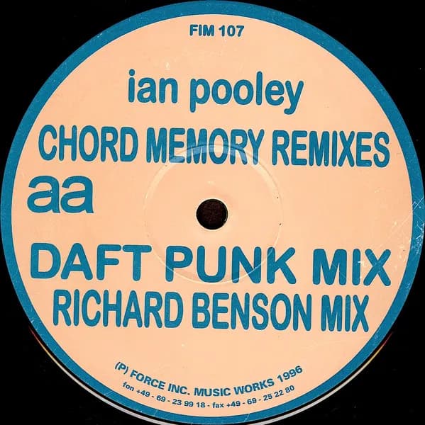 Ian Pooley — Chord Memory (Remixes)