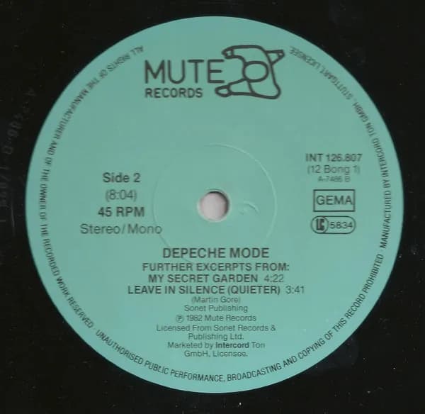 Depeche Mode — Leave In Silence