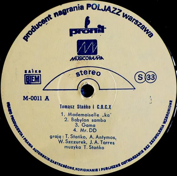Tomasz Stańko — C.O.C.X.