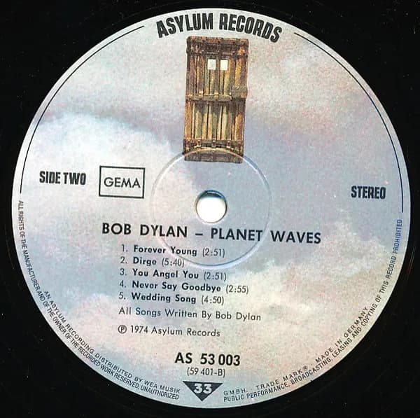 Bob Dylan — Planet Waves