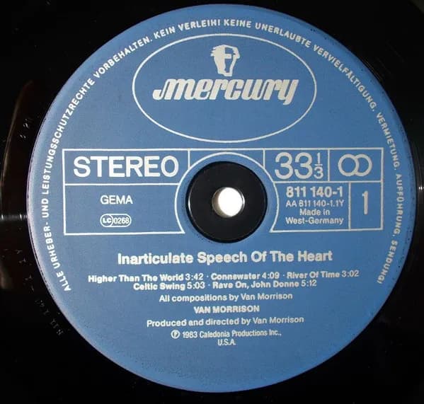Van Morrison — Inarticulate Speech Of The Heart