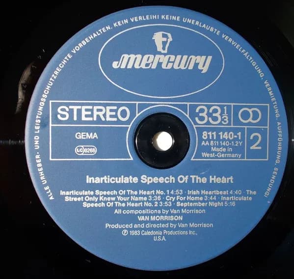 Van Morrison — Inarticulate Speech Of The Heart