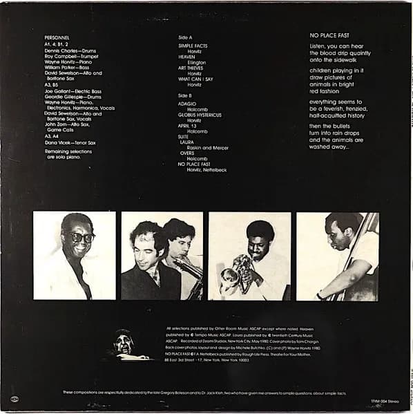 Wayne Horvitz — Simple Facts