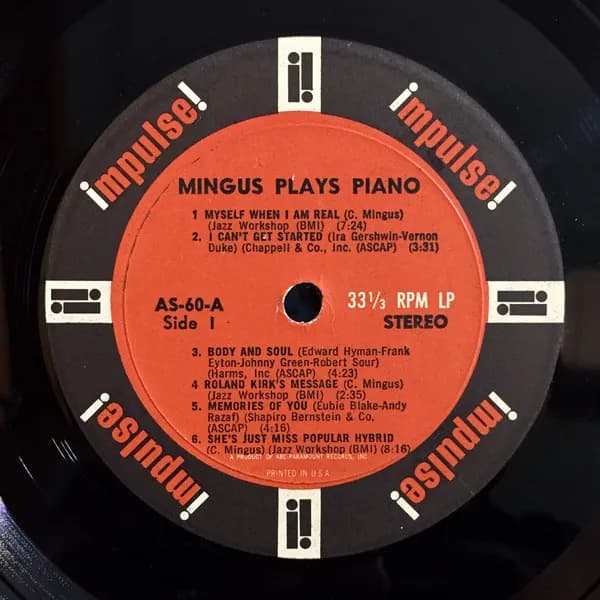 Charles Mingus — Mingus Plays Piano