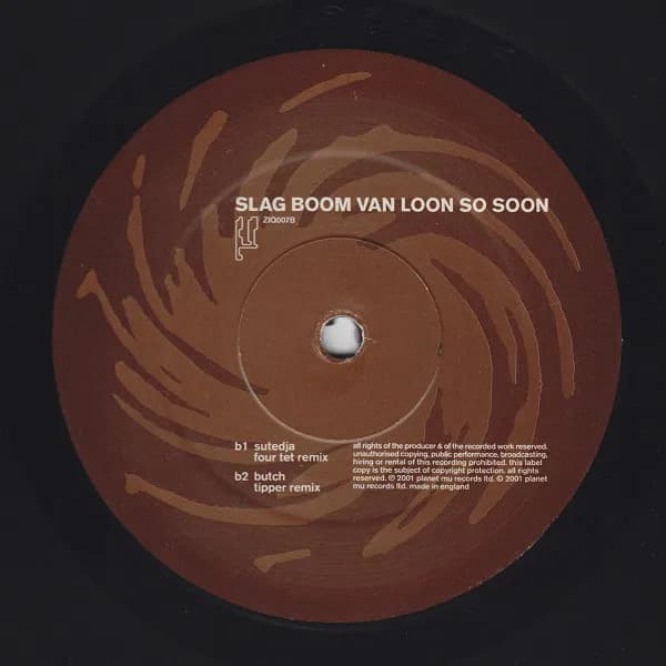 Slag Boom Van Loon — So Soon