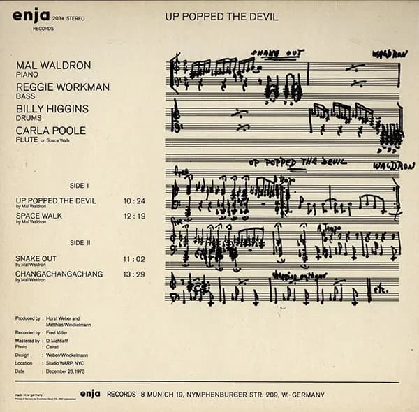 Mal Waldron — Up Popped The Devil