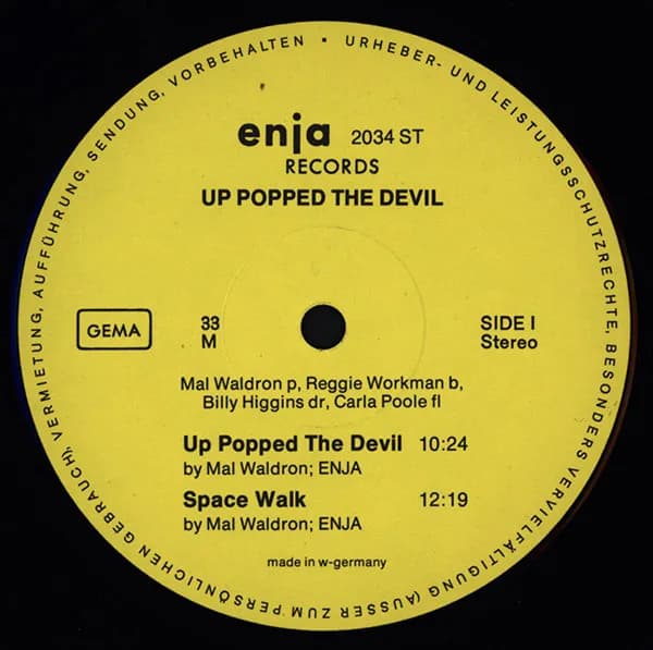 Mal Waldron — Up Popped The Devil