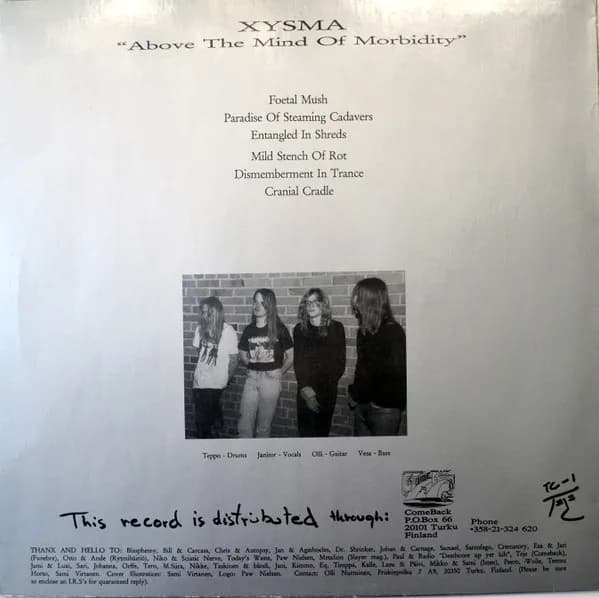 Xysma — Above The Mind Of Morbidity