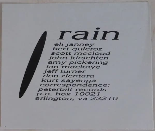 Rain (18) — La Vache Qui Rit