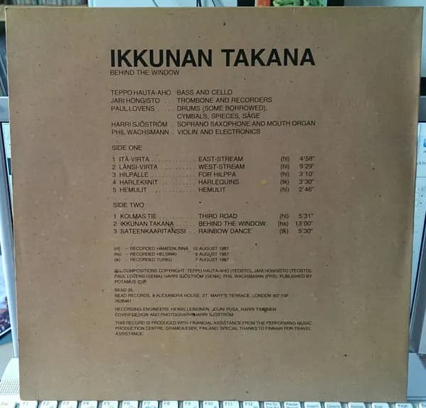 Quintet Moderne — Ikkunan Takana = Behind The Window