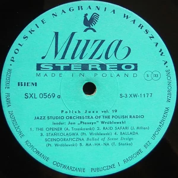 Studio Jazzowe Polskiego Radia — Jazz Studio Orchestra Of The Polish Radio