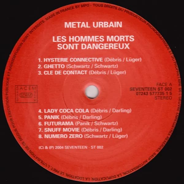 Métal Urbain — Les Hommes Morts Sont Dangereux
