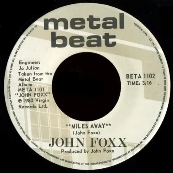 John Foxx — Miles Away