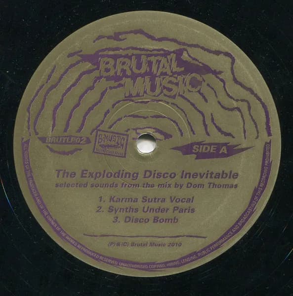Dominic Thomas — Brutal Music 2: The Exploding Disco Inevitable