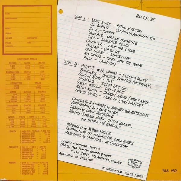 Various — Rodney On The ROQ Vol. III