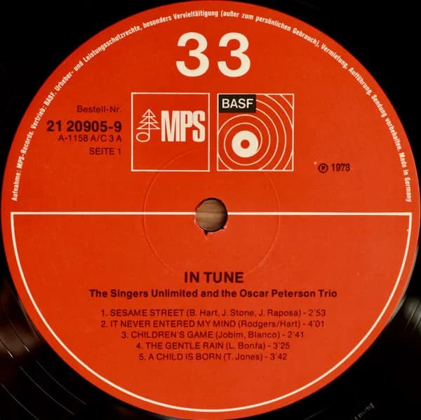 The Oscar Peterson Trio + The Singers Unlimited — In Tune