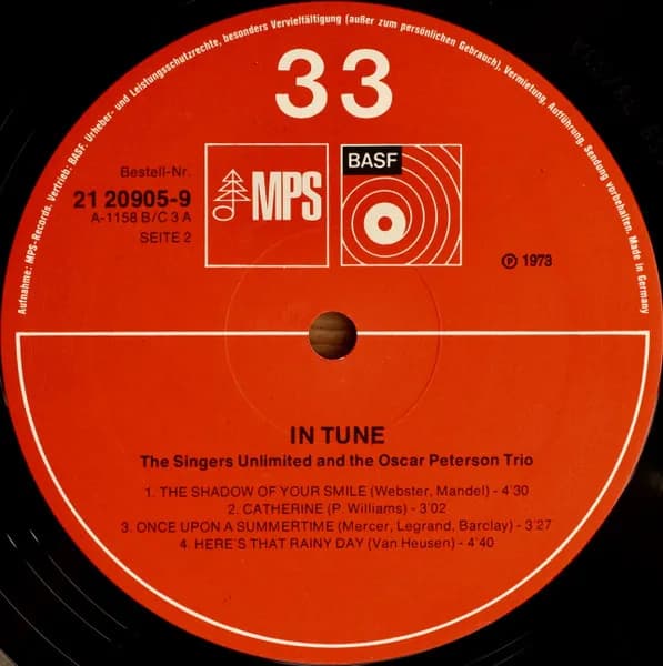 The Oscar Peterson Trio + The Singers Unlimited — In Tune