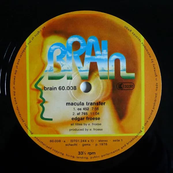 Edgar Froese — Macula Transfer