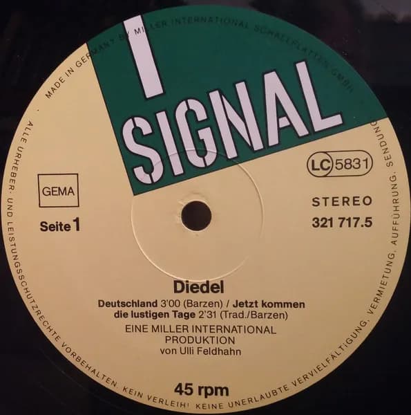 Diedel Barzen — Deutschland