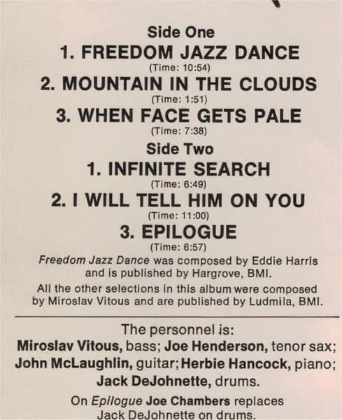Miroslav Vitous — Infinite Search